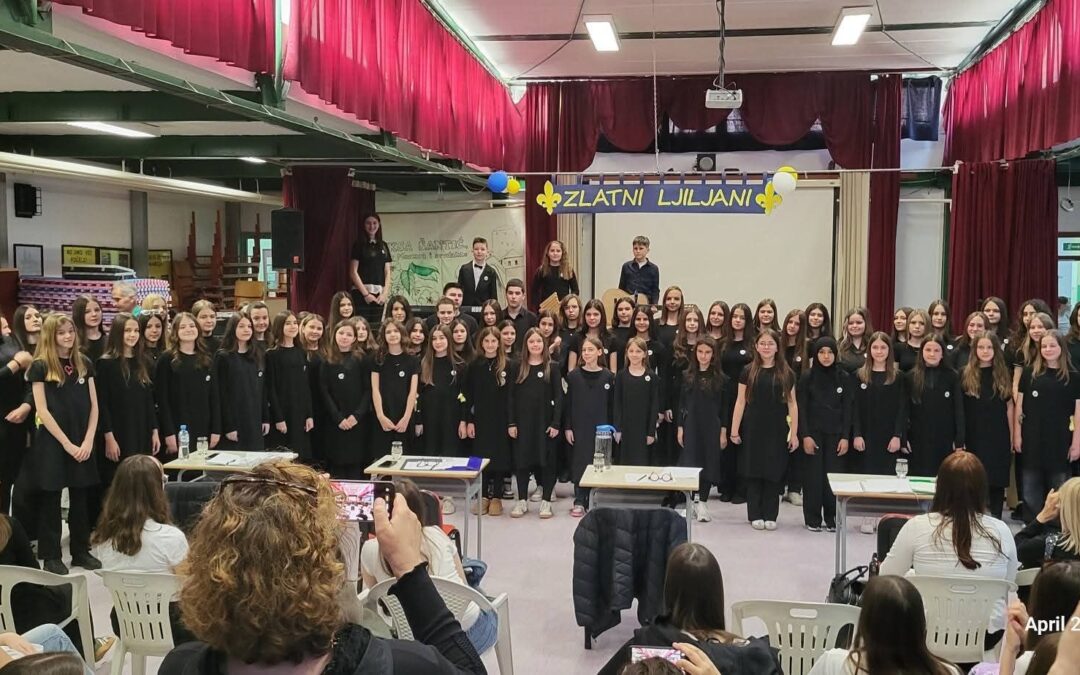 1. mjesto na Kantonalnoj reviji kulturno-umjetničkog stvaralaštva
